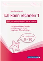 Katrin Langhans, sternchenverlag GmbH, Peter Schultz, sternchenverla GmbH, sternchenverlag GmbH - Ich kann rechnen 1, Schülerarbeitsheft für die 1. Klasse (DIN A5)