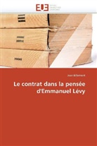 Jean Billemont, Billemont-J - Le contrat dans la pensee d