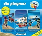 Simon X. Rost, Nicolás Artajo - Die Playmos, Audio-CDs: Die Playmos - Die Playmos-Piratenbox, 3 Audio-CDs (Audio book)