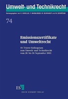 Reinhard Hendler, Peter Marburger, Michael Reinhardt, Meinhard Schröder - Emissionszertifikate und Umweltrecht