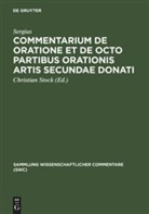 Cassiodorus, Sergius, Sergius, Christia Stock, Christian Stock - Commentarium de oratione et de octo partibus orationes artis secundae Donati