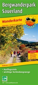 PublicPress Wanderkarten: PublicPress Wanderkarte Bergwanderpark Sauerland