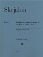 Alexander Skriabin, Alexander Skrjabin, Alexandr N. Skrjabin, Valentina Rubcova - Alexander Skrjabin - Prélude et Nocturne für Klavier, linke Hand op. 9