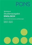 PONS Wörterbuch Englisch Studienausgabe