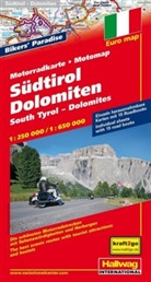 Hallwag Kümmerly+Frey AG, Hallwa Kümmerly+Frey AG, Hallwag Kümmerly+Frey AG - Kümmerly & Frey Karten: Südtirol - Dolomiten: Motorradkarte