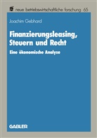 Joachim Gebhard - Finanzierungsleasing, Steuern und Recht