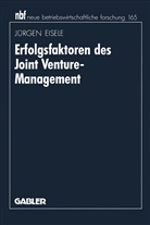 J¿rgen Eisele, Jürgen Eisele - Erfolgsfaktoren des Joint Venture-Management