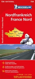 Michelin Karten - Bl.724: Michelin Karte Nordfrankreich. France Nord