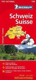 Carte nationale 729 - Michelin Karten - Bl.729: Suisse Schweiz 2015