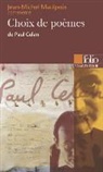 Jean Maulpoix, Jean-Michel Maulpoix - Choix de poèmes, de Paul Celan
