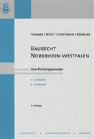 Christensen, Ralph Christensen, Karl E. Hemmer, Karl-Edmun Hemmer, Achi Wüst, Achim Wüst - Baurecht Nordrhein-Westfalen