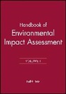 Judith Petts, PETTS, Judith Petts, Judith Petts, Petts Judith - Handbook of Environmental Impact Assessment
