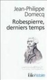 Jean-Phi Domecq, Jean-Philippe Domecq - Robespierre, derniers temps. La littérature comme acupuncture