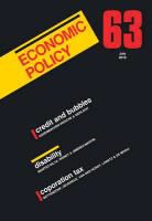 Georges Portes De Menil, Giuseppe Bertola, Georges De Menil, Tullio Jappelli, Jappelli Tullio, Philip Lane... - Economic Policy 63