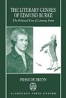 Frans De Bruyn, Frans De (Associate Professor of English Bruyn, Bruyn Frans De - Literary Genres of Edmund Burke