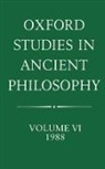 Julia (Professor of Philosophy Annas, Julia Annas, Julia (Professor of Philosophy Annas - Oxford Studies in Ancient Philosophy: Volume Vi: 1988
