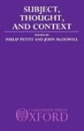 Philip Mcdowell Pettit, PETTIT PHILIP MCDOWELL JOHN, John McDowell, Philip Pettit - Subject, Thought, and Context