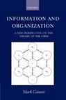 Mark Casson, Mark (Professor of Economics Casson - Information and Organization