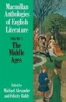 Michael Alexander, Felicity Riddy, Michae Alexander, Michael Alexander, RIDDY, Riddy - Macmillan Anthologies of English Literature