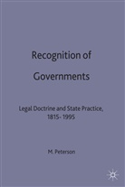 PETERSON, M Peterson, M. Peterson, M. J. Peterson, M. J. (Associate Professor of Peterson, M.J. Peterson - Recognition of Governments