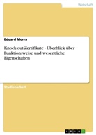 Marc Miedek, Eduard Morra - Knock-out-Zertifikate - Überblick über Funktionsweise und wesentliche Eigenschaften