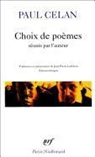 Paul Celan - Choix de poèmes