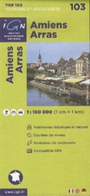 103, TOP100103 - IGN Karten - Bl.103: Amiens Arras -anceinne édition-