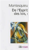 Montesquieu, Charles de Montesquieu - De l'esprit des lois. Vol. 1