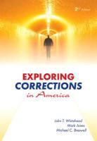 Michael C. Braswell, Mark Jones, John T. Whitehead, John T./ Jones Whitehead - Exploring Corrections in America