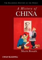 Morris Rossabi - History of China