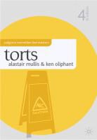 Alastair Mullis, Alastair Oliphant Mullis, Professor Alastair Mullis, Professor Alastair Oliphant Mullis, Ken Oliphant - Torts