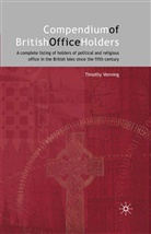 T. Venning, Timothy Venning - Compendium of British Office Holders