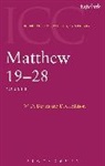 Allison, Dale C. Allison, Dale C. Jr. Allison, Jr Allison, Jr. Allison, W D Davies... - Matthew 19-28