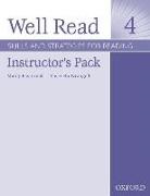 Laurie Blass, Kate Dobiecka, Mindy Pasternak, Mindy/ Wrangell Pasternak, Karen Wiederholt, Elisaveta Wrangell - Well Read 4 Instructor's Pack