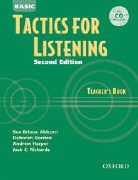 Sue Brioux Aldcorn, Deborah Gordon, Andrew Harper, Jack C Richards, Jack C. Richards - Basic Tactics for Listening Teacher Book with Audio CD