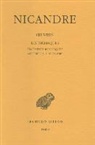 Jean-Marie Jacques, Jean-Marie Jacques, Nicandre, NICANDRE/ - Oeuvres. Vol. 2. Les thériaques