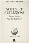 Alexandre Scriabine, Marina Scriabine, Aleksandr Nikolayevich Scriabin, Alexandre Scriabine, Alexandre (1872-1915) Scriabine, SCRIABINE ALEXANDRE... - Notes et réflexions : carnets inédits