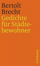 Bertolt Brecht, Franc Buono, Franco Buono - Gedichte für Städtebewohner