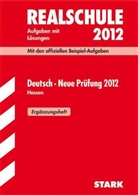 Susanne Falk, Marion von der Kammer - Realschule 2012: Deutsch, Neue Prüfung (Ergänzungsheft), Hessen