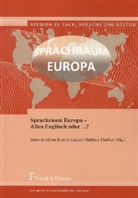 Ines-Andre Busch-Lauer, Ines-Andrea Busch-Lauer, FIEDLER, Fiedler, Sabine Fiedler - Sprachraum Europa - Alles Englisch oder ...?