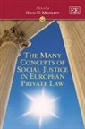 Hans-W Micklitz, Hans-W. Micklitz, Hans-W. Micklitz - Many Concepts of Social Justice in European Private Law
