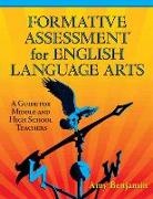 Amy Benjamin, Amy (National Literacy Consultant Benjamin - Formative Assessment for English Language Arts