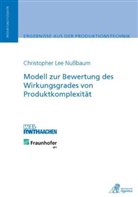 Christopher Lee Nußbaum - Modell zur Bewertung des Wirkungsgrades von Produktkomplexität