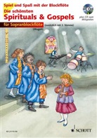 Christa Estenfeld-Kropp, Hans Magolt, Marianne Magolt - Die schönsten Spirituals & Gospels, für 1-2 Sopran-Blockflöten,  m. Audio-CD