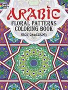 Coloring Books, Coloring Books for Adults, Nick Crossling, Crossling Nick - Arabic Floral Patterns Coloring Book