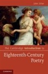 John Sitter, John (University of Notre Dame Sitter, John E. Sitter, SITTER JOHN - Cambridge Introduction to Eighteenth-Century Poetry