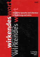 Lothar Bluhm, Heinz Rölleke - Wirkendes Wort: 61. Jahrgang, Heft 2