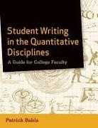 Bahls, P Bahls, Patrick Bahls, Patrick (University of North Carolina Bahls, Bahls Patrick, Weimer - Student Writing in the Quantitative Disciplines