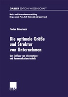 Florian Bieberbach - Die optimale Größe und Struktur von Unternehmen