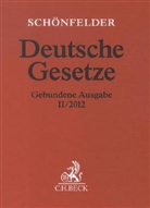 Heinrich Schönfelder, Heinrich Schönfelder - Schönfelder Deutsche Gesetze, gebundene Ausgabe ohne Fortsetzung. Ausg.II/2012